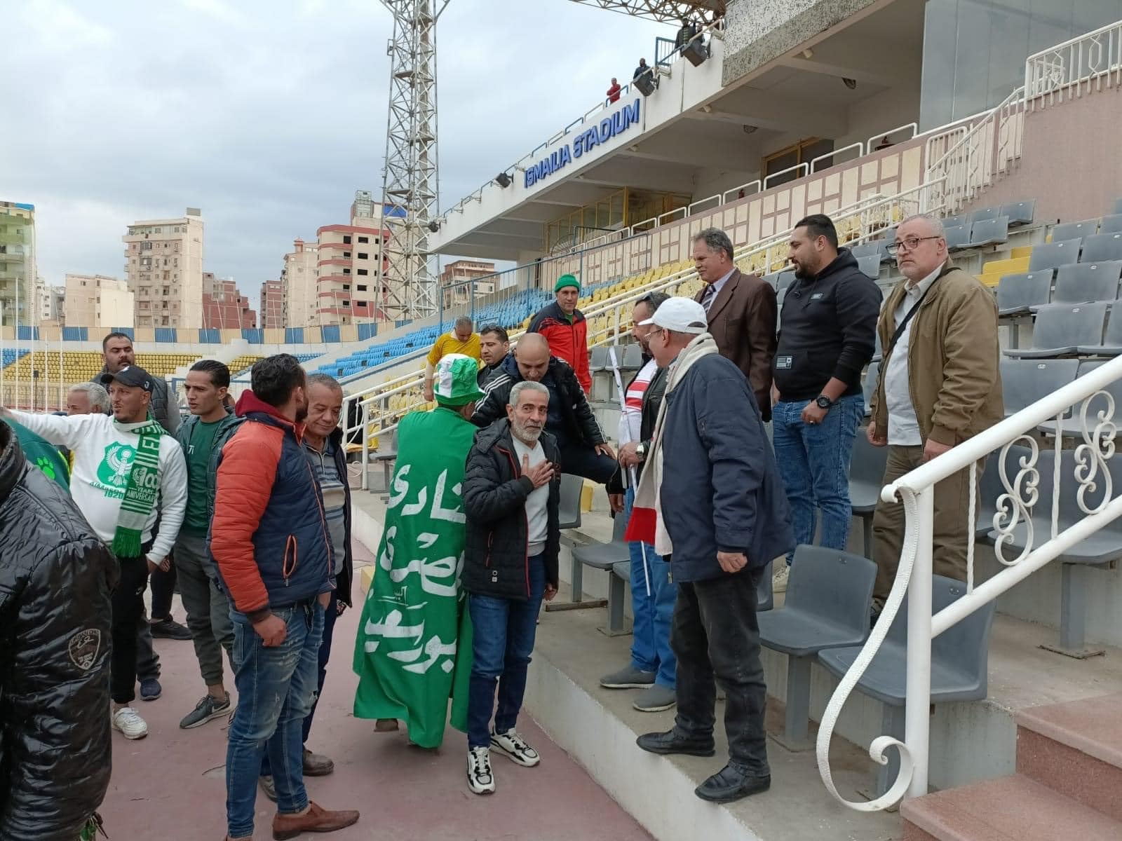 الجماهير تساند الإسماعيلي فى ستاد الاسماعيلية 