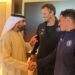 سالم سعيد الشامسي يزور بعثة فريق بيراميدز في أبوظبي