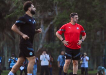 قبل انطلاق مباراة مصر وغانا