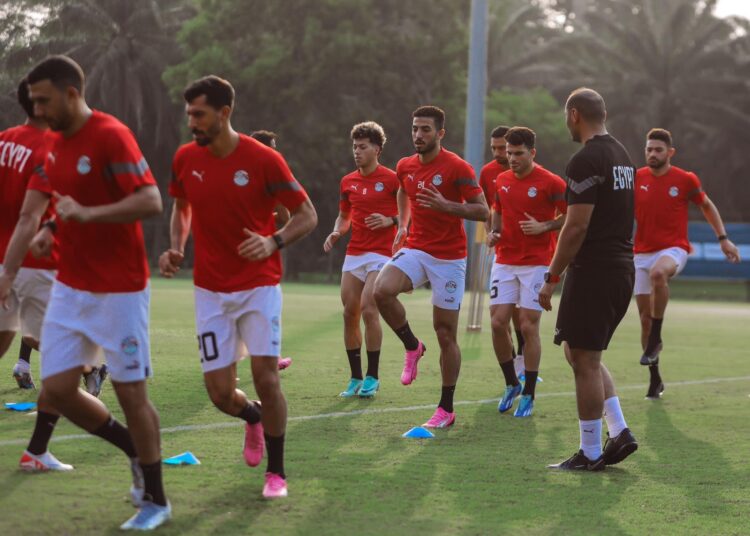منتخب مصر يواصل تدريباته استعدادا لمواجهة كاب فيردي – صور