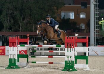 كريستوف يختم الجولة الثامنة لدوري جاهز لـ قفز الحواجز بـ السعودية