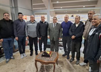 جهاز منتخب مصر يحضر مباراة المقاولون و المصري ..وتكريم من استاد برج العرب