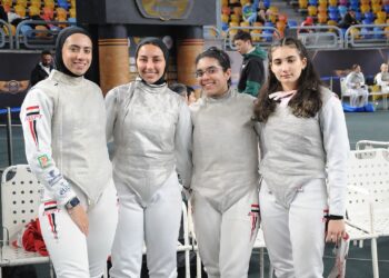 منتخب سيدات سلاح الشيش يحتل المركز السادس عشر بكأس العالم بالقاهرة ويضمن تأهله لأولمبياد باريس