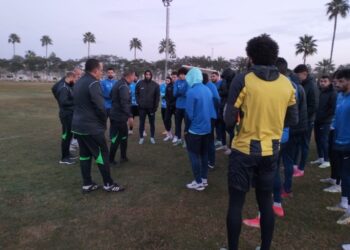 7 ناشئين في معسكر المقاولون العرب بالإسماعيلية – صور