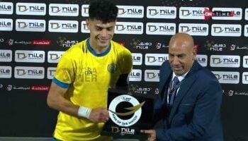 عبد الرحمن مجدى يحصد جائزة أفضل لاعب فى مباراة الإسماعيلى والزمالك