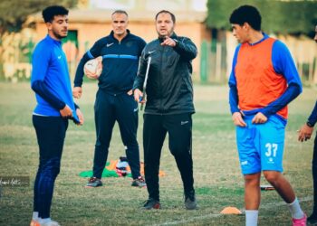 المقاولون يواصل تدريباته استعدادا لمواجهة المصري البورسعيدي