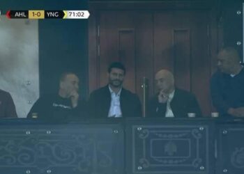 جهاز منتخب مصر بقيادة التوأم في مباراة الاهلي و ويانج أفريكانز