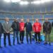 رئيس شركة العاصمة الإدارية و المتحدة للرياضة في زيارة تدريب منتخب مصر