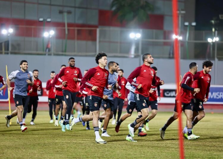 الأهلي يستعد لمباراة الزمالك