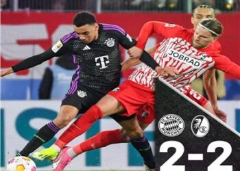بايرن ميونخ تعادل مع فرايبورج في البوندسليجا