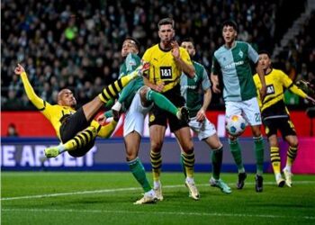 بروسيا دورتموند يهزم بريمن في الدوري الألماني