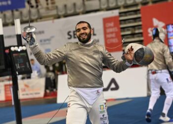 زياد السيسي يحقق ذهبية تاريخية لمصر في السلاح