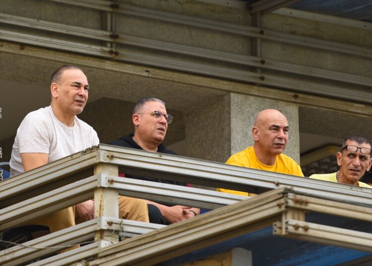 جهاز منتخب مصر يحضر مباراة سيراميكا و طلائع الجيش