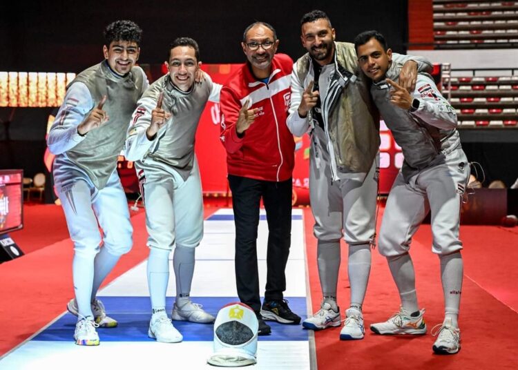 مصر تحصد ذهبية الفرق في بطولة إفريقيا لـ سلاح الشيش