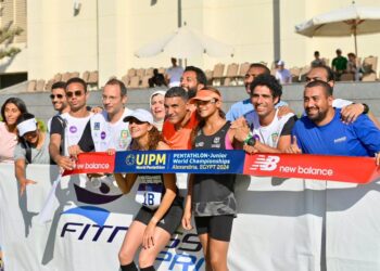 فريدة ابو هاشم وزينة عامر تتوجان بذهبية تتابع السيدات ببطولة العالم لناشئي الخماسي الحديث