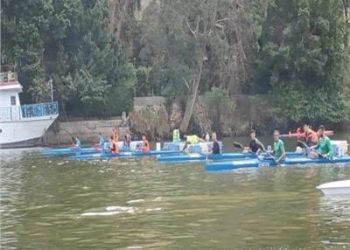 اختفاء لاعب في نهر النيل بعد سقوطه من قارب كانوي بالزمالك