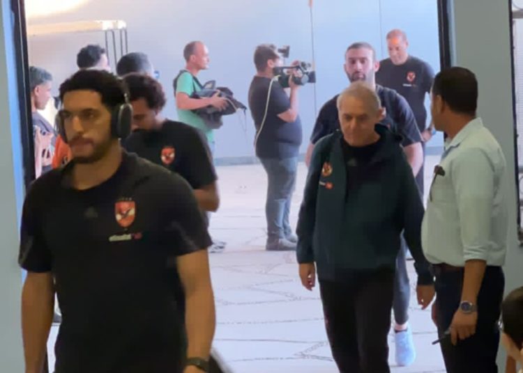 الأهلي وصل استاد الدفاع الجوي