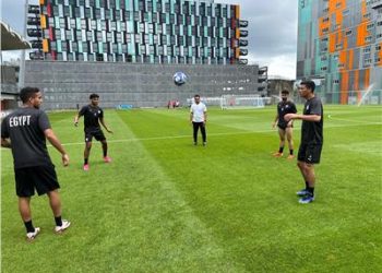 باريس 2024| المنتخب الأولمبي يختتم تدريباته استعدادًا لمواجهة الدومينيكان