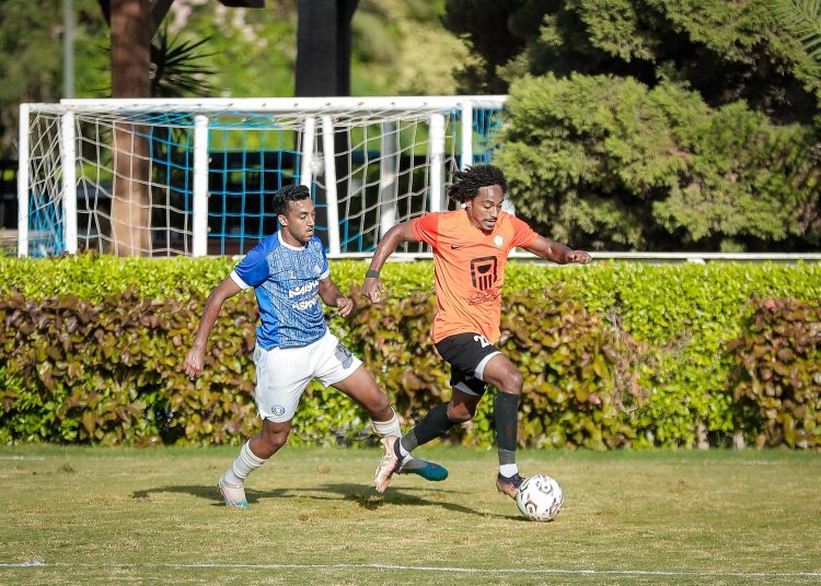 البنك الأهلى يفوز على أسوان بثنائية هلال وفيصل