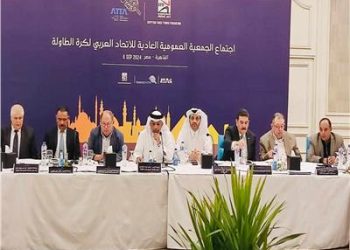 اجتماع الجمعية العمومية العادية للاتحاد العربي لتنس الطاولة