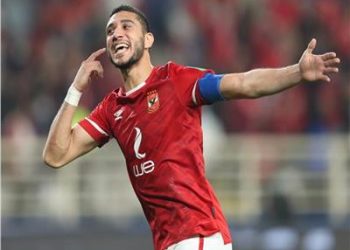 رامي ربيعة يتقدم للأهلي بهدف في شباك جورماهيا