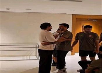 أحمد حمدي يحفز لاعبي الزمالك قبل موقعة السوبر الأفريقي