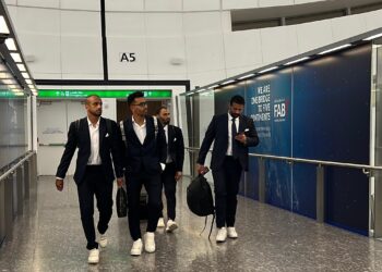 بعثة بيراميدز وصلت أبوظبي استعدادا للسوبر المصري