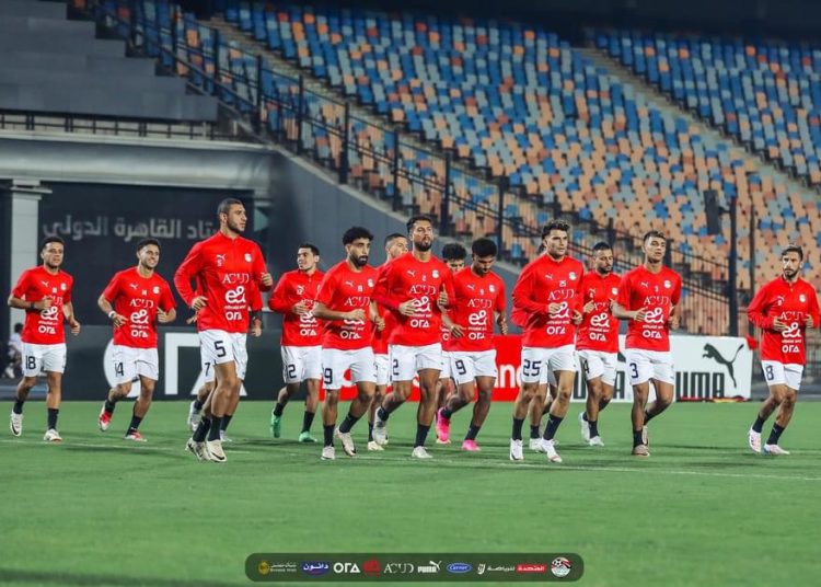 منتخب مصر يواصل تدريباته استعدادا لمواجهة موريتانيا الجمعة في تصفيات أفريقيا