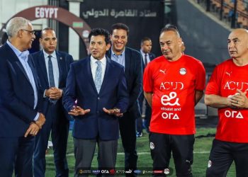 في حضور وزير الرياضة .. منتخب مصر يواصل تدريباته استعدادا لمواجهة موريتانيا الجمعة