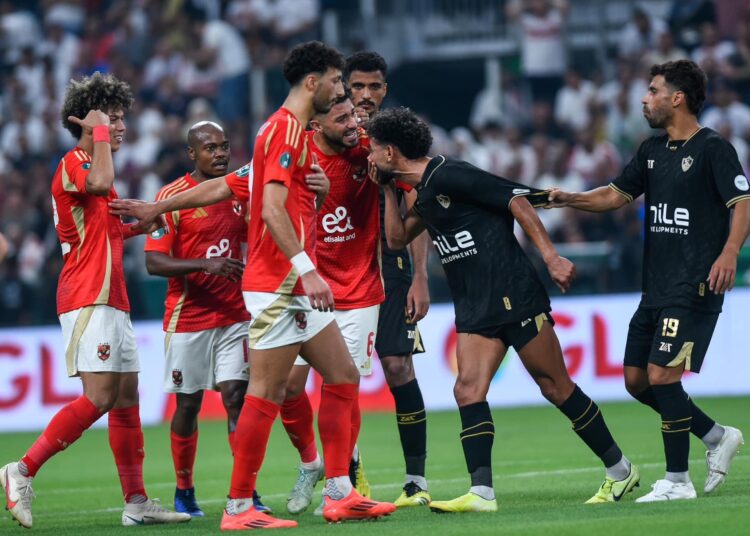 شاهد| مران الأهلي الأخير استعداداً لمواجهة سيراميكا فى السوبر