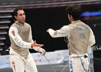 محمد حمزة يفوز ببرونزية كأس العالم لسلاح الشيش بتونس