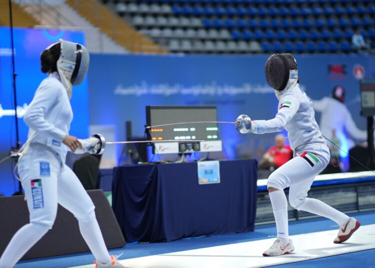 “الإمارات للمبارزة” ينظم بطولة العالم لسلاح الإيبيه للسيدات