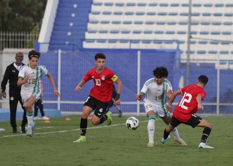 منتخب مصر للناشئين 2008 يفوز على الجزائر