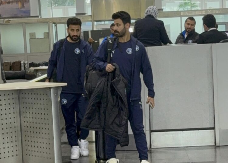 بعثة فريق بيراميدز وصلت مطار القاهرة استعدادا للسفر إلى مالي