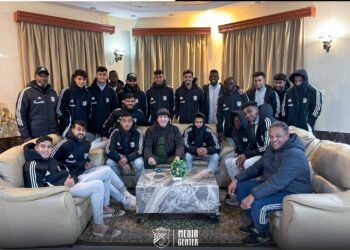 سيف النصر يزور بعثة نادي التحدي