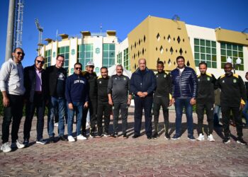 مصيلحي يدعم لاعبي الاتحاد السكندري قبل مواجهة غزل المحلة