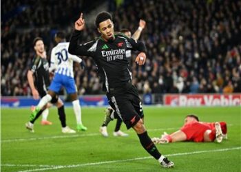 الدوري الإنجليزي| يتقدم آرسنال على برايتون في الشوط الأول