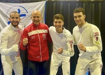 ناشئو سيف المبارزة يحرزون برونزية الفرق بكأس العالم بالبحرين