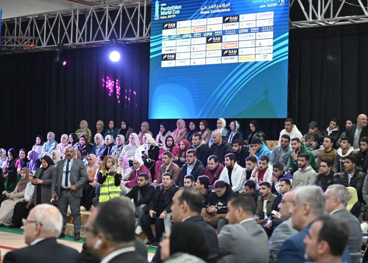 وزير الشباب والرياضة يشهد وقائع المؤتمر الصحفي لبطولة كأس العالم للخماسي الحديث بمصر