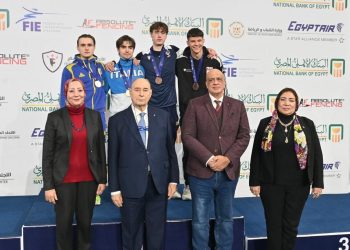 نتائج اليوم الثاني بكأس العالم لسيف المبارزة للناشئين والناشئات بالعاصمة الإدارية