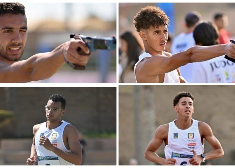 رباعي مصري في نهائي الرجال بكأس العالم للخماسي الحديث بالقاهرة