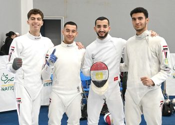 منتخب الناشئين يصعد لنهائي الفرق بكأس العالم لسيف المبارزة بالعاصمة الإدارية الجديدة