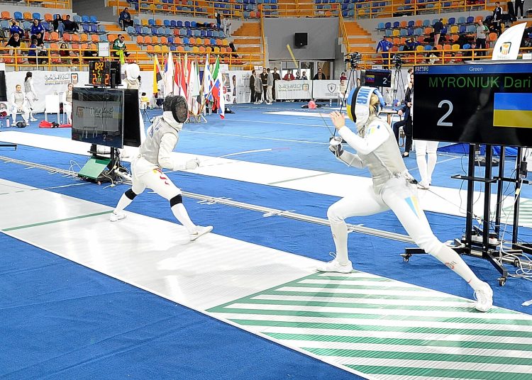 انطلاق منافسات اليوم الأول لكأس العالم لسلاح الشيش بالعاصمة الإدارية الجديدة