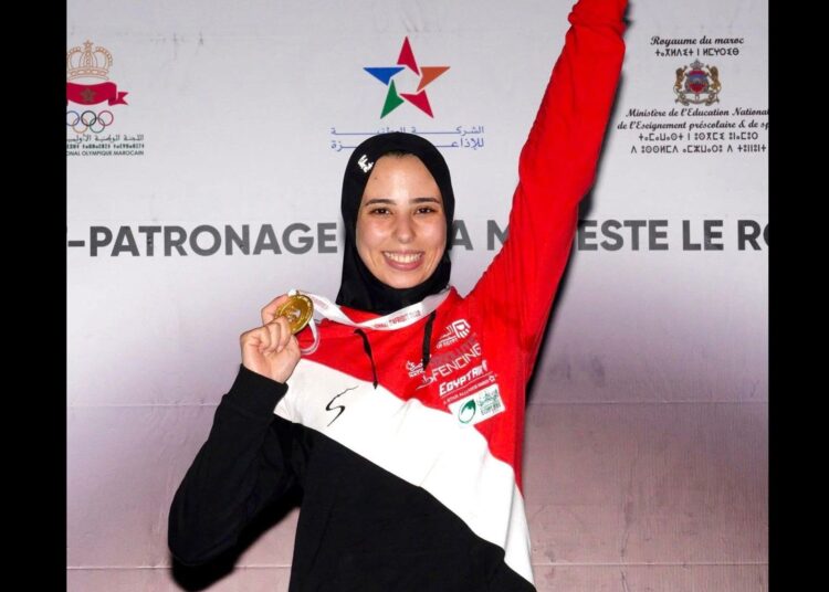 نورا منير لاعبة السلاح: التحديات تصنع الأبطال والعودة من الإصابة كانت أصعب معاركي