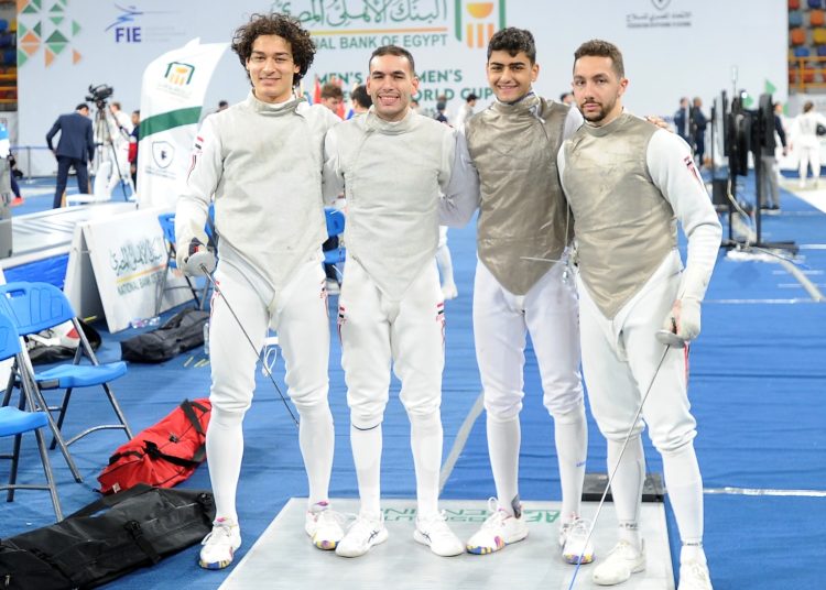 منتخب رجال سلاح الشيش يحرز المركز السادس بكأس العالم في العاصمة الإدارية الجديدة