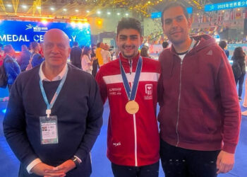 طارق الحسيني: ذهبية طلبه في بطولة العالم لناشئي سلاح الشيش تؤكد أننا على الطريق الصحيح