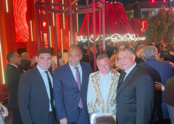 محمد فودة يهنئ باسل سماقية بخطوبة ابنته “فرح”