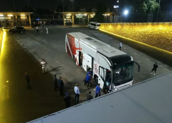 وصول حافلة الزمالك لاستاد القاهرة