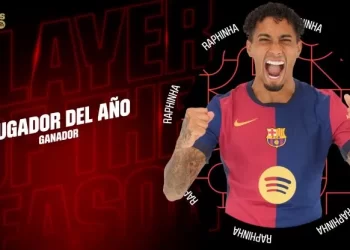 رافينيا لاعب الموسم في الدوري الإسباني