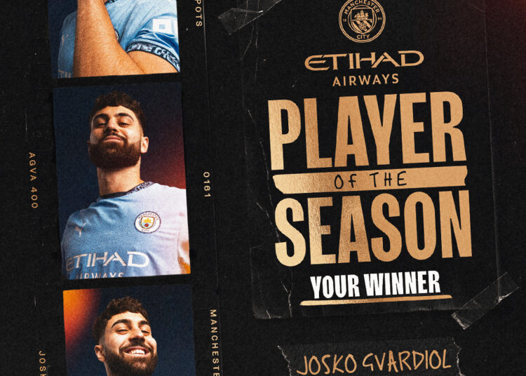 جفارديول الأفضل في السيتي بعد موسم استثنائي